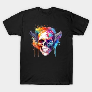 Skull With Guns T-Shirt
